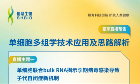 豪享直播 | 單細胞多組學技術應用及思路解析
